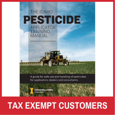 [Tax Exempt] Idaho Pesticide Applicator Training Manual